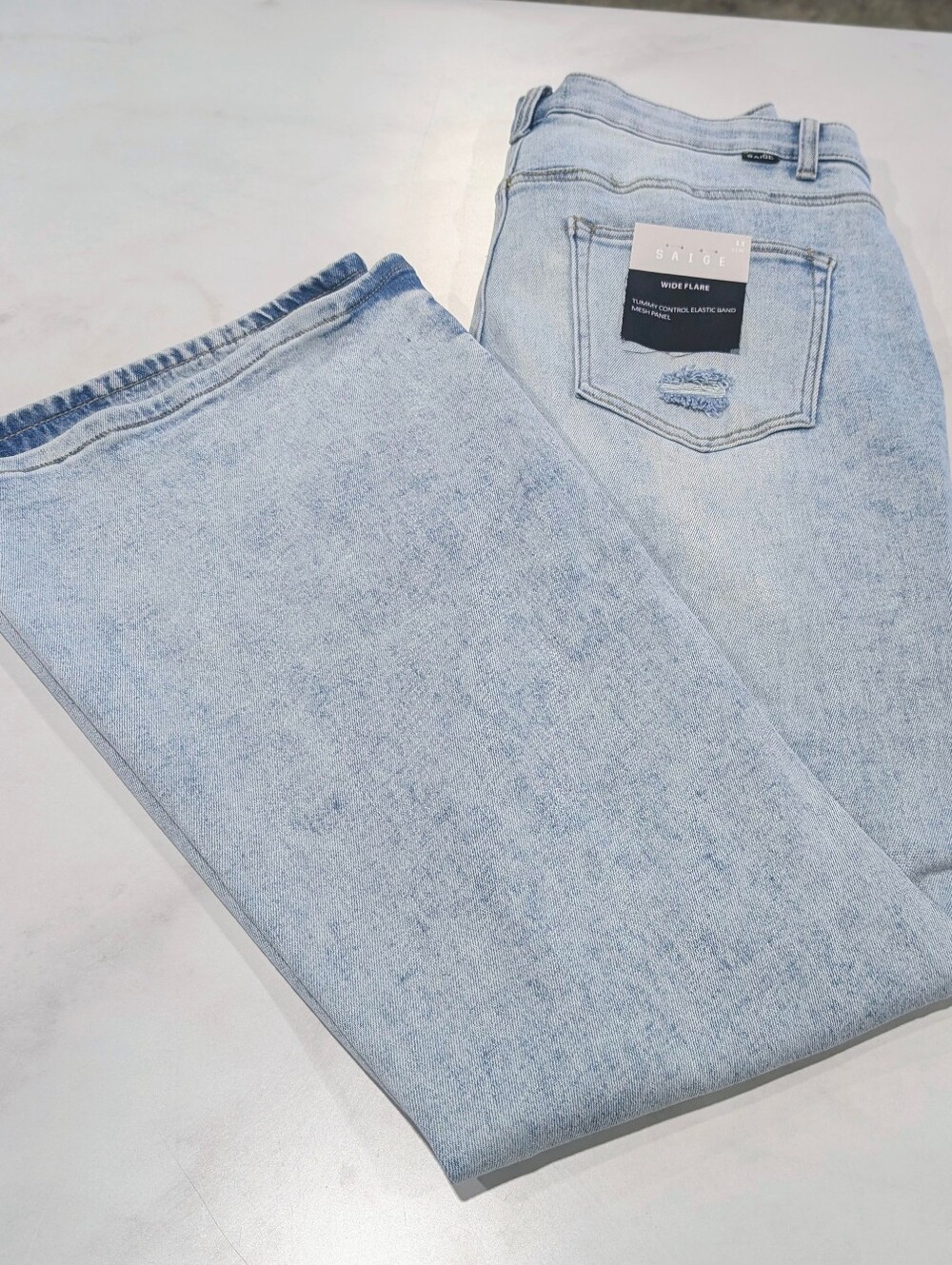Light Blue Wide Flare Women’s Jeans